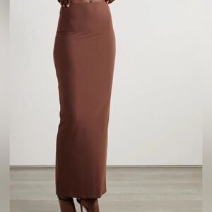 Skims fits everybody brown maxi skirt